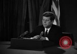 Image of John F Kennedy during Cuban Missile Crisis United States USA, 1962, second 41 stock footage video 65675046517