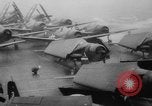 Image of navy carrier plane South China Sea, 1945, second 52 stock footage video 65675046518