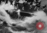 Image of navy carrier plane South China Sea, 1945, second 56 stock footage video 65675046518