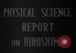 Image bombe atomique Japon, 1945, de la seconde 3 séquences d'archives historiques vidéo 65675046530