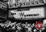 Standbild General Wainwright kehrt in die USA zurück Washington DC USA, 1945, aus Sekunde 49 historischem Filmmaterial Videoclip 65675046535