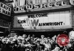 Standbild General Wainwright kehrt in die USA zurück Washington DC USA, 1945, aus Sekunde 50 historischem Filmmaterial Videoclip 65675046535