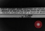 Image of Atomic bombing devastation in Japan Japan, 1945, second 44 stock footage video 65675046539