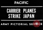 Image of carrier planes Japan, 1945, second 7 stock footage video 65675046551