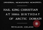Standbild König Christian Reykjavik Island, 1930, aus Sekunde 6 historischem Filmmaterial Videoclip 65675046568