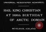 Standbild König Christian Reykjavik Island, 1930, aus Sekunde 8 historischem Filmmaterial Videoclip 65675046568