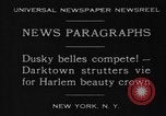 Standbild Harlem Schönheit Krone New York United States USA, 1930, aus Sekunde 4 historischem Filmmaterial Videoclip 65675046570