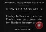 Standbild Harlem Schönheit Krone New York United States USA, 1930, aus Sekunde 5 historischem Filmmaterial Videoclip 65675046570