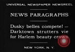 Standbild Harlem Schönheit Krone New York United States USA, 1930, aus Sekunde 14 historischem Filmmaterial Videoclip 65675046570