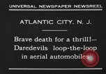 Image antenne saut automobile Atlantic City New Jersey USA, 1930, de la seconde 3 séquences d'archives historiques vidéo 65675046573