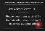 Image antenne saut automobile Atlantic City New Jersey USA, 1930, de la seconde 6 séquences d'archives historiques vidéo 65675046573