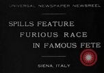 Image Course de chevaux Palio di Siena Sienne Italie, 1930, de la seconde 1 séquences d'archives historiques vidéo 65675046575