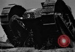 Image of tank damages old building Fort Lewis Washington USA, 1930, second 10 stock footage video 65675046578