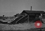 Image of tank damages old building Fort Lewis Washington USA, 1930, second 14 stock footage video 65675046578