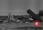 Image of tank damages old building Fort Lewis Washington USA, 1930, second 33 stock footage video 65675046578