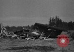 Image of tank damages old building Fort Lewis Washington USA, 1930, second 37 stock footage video 65675046578