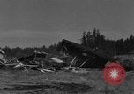 Image of tank damages old building Fort Lewis Washington USA, 1930, second 38 stock footage video 65675046578