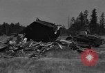 Image of tank damages old building Fort Lewis Washington USA, 1930, second 41 stock footage video 65675046578