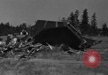 Image of tank damages old building Fort Lewis Washington USA, 1930, second 47 stock footage video 65675046578