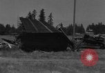 Image of tank damages old building Fort Lewis Washington USA, 1930, second 52 stock footage video 65675046578
