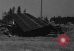 Image of tank damages old building Fort Lewis Washington USA, 1930, second 55 stock footage video 65675046578