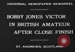 Image of Bobby Jones Saint Andrews Scotland, 1930, second 8 stock footage video 65675046579