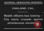 Image of kissing baned Oakland California USA, 1930, second 4 stock footage video 65675046583