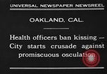 Image of kissing baned Oakland California USA, 1930, second 5 stock footage video 65675046583
