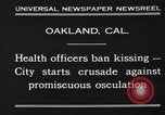 Image of kissing baned Oakland California USA, 1930, second 8 stock footage video 65675046583