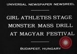 Image of Magyar Festival Budapest Hungary, 1930, second 3 stock footage video 65675046584