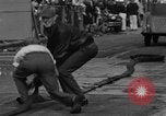 Image of firemen competition Long Beach New York USA, 1930, second 31 stock footage video 65675046585