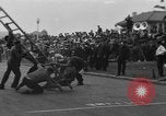 Image of firemen competition Long Beach New York USA, 1930, second 56 stock footage video 65675046585