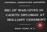 Image of diplomas to cadets West Point New York USA, 1930, second 4 stock footage video 65675046586