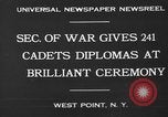 Image of diplomas to cadets West Point New York USA, 1930, second 10 stock footage video 65675046586