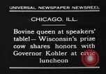 Image of Wisconsin prize cow Chicago Illinois USA, 1930, second 5 stock footage video 65675046587