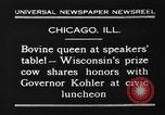 Image of Wisconsin prize cow Chicago Illinois USA, 1930, second 6 stock footage video 65675046587