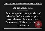 Image of Wisconsin prize cow Chicago Illinois USA, 1930, second 8 stock footage video 65675046587