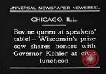 Image of Wisconsin prize cow Chicago Illinois USA, 1930, second 12 stock footage video 65675046587