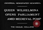 Standbild Königin Wilhelmina Den Haag Niederlande, 1930, aus Sekunde 9 historischem Filmmaterial Videoclip 65675046590