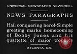 Standbild Bobby Jones Atlanta Georgia USA, 1930, aus Sekunde 3 historischem Filmmaterial Videoclip 65675046592