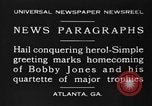Standbild Bobby Jones Atlanta Georgia USA, 1930, aus Sekunde 10 historischem Filmmaterial Videoclip 65675046592