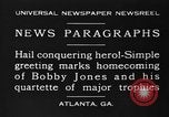 Standbild Bobby Jones Atlanta Georgia USA, 1930, aus Sekunde 13 historischem Filmmaterial Videoclip 65675046592