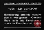 Standbild Allgemeine Wilhelm Heye Roemhild Deutschland, 1930, aus Sekunde 6 historischem Filmmaterial Videoclip 65675046594