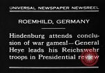Standbild Allgemeine Wilhelm Heye Roemhild Deutschland, 1930, aus Sekunde 9 historischem Filmmaterial Videoclip 65675046594