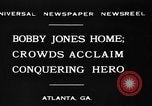 Standbild Bobby Jones Atlanta Georgia USA, 1930, aus Sekunde 4 historischem Filmmaterial Videoclip 65675046595