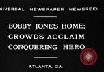 Standbild Bobby Jones Atlanta Georgia USA, 1930, aus Sekunde 6 historischem Filmmaterial Videoclip 65675046595