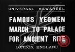 Standbild Duke of Gloucester London England Vereinigtes Königreich, 1937, aus Sekunde 7 historischem Filmmaterial Videoclip 65675046596