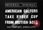 Standbild Ryder Cup Championship Southport England, 1937, aus Sekunde 6 historischem Filmmaterial Videoclip 65675046597