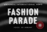 Standbild fashion parade Toronto Ontario Kanada, 1958, aus Sekunde 4 historischem Filmmaterial Videoclip 65675046601