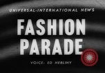 Standbild fashion parade Toronto Ontario Kanada, 1958, aus Sekunde 5 historischem Filmmaterial Videoclip 65675046601